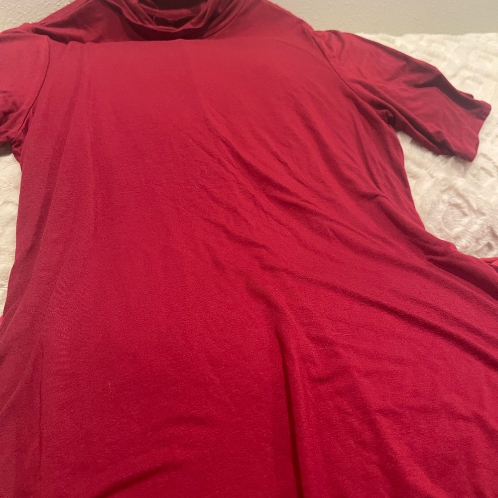 Torrid Super Soft Red Knit Top - turtleneck